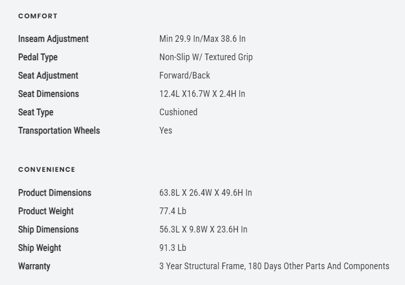 Sunny Health & Fitness Recumbent Exercise Bike with Arm Motion Handles, Home Gym Workout Fitness Cardio, Indoor Stationary Bicycle, Full-Body Motion, 8 Adjustable Magnetic Resistance Levels, Built-In Pulse Sensors & Performance Monitor, 265 lbs Capacity