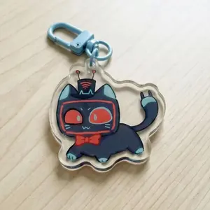 Hazbin Hotel Keychain, Vox Keychain, Vee Charms, Alastor Keychain, Alastor Decor