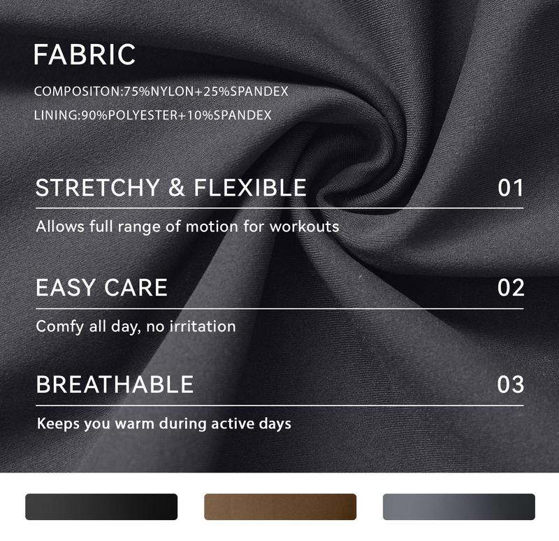 OQQ Women's Fleece Lined Leggings Weather Thick Thermal Warm Winter Butt Lift High Waist  Yoga Pants For Hiking Workout Leggings