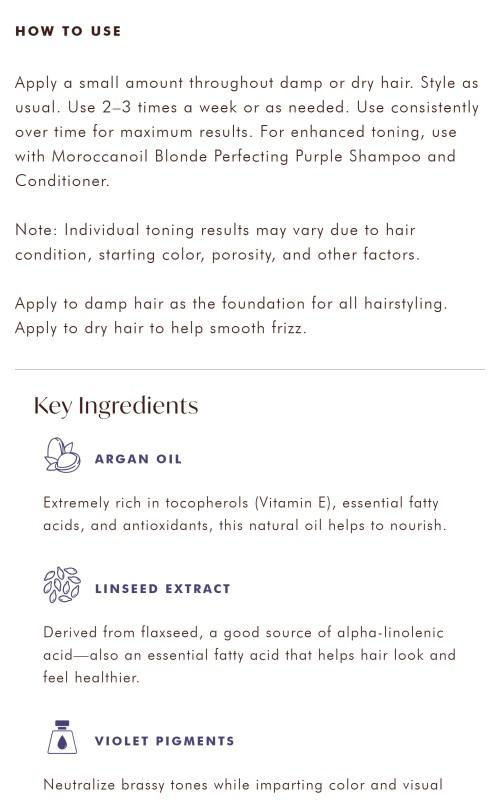 Moroccanoil Treatment Purple Moroccanoil Treatment Purple