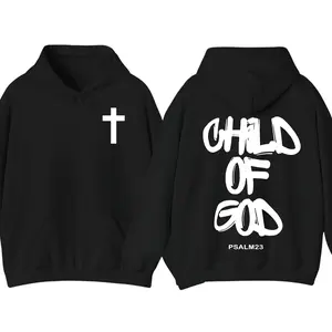 God 2-Sided Hoodie – Faith-Inspired Graphic Pullover, Christian Streetwear Sweatshirt, Unisex Trendy Spiritual Apparel