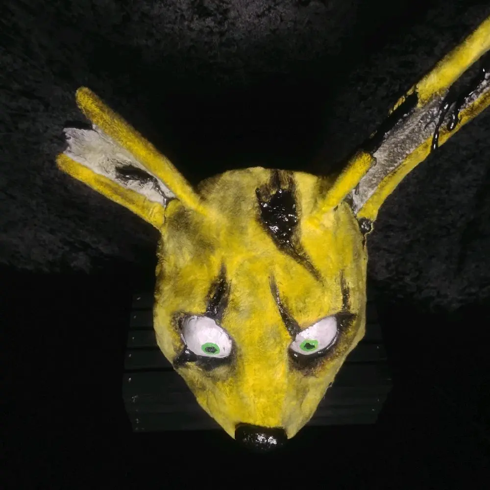 The Rotten Gold Rabbit Mask Paper Mache - TikTok Shop
