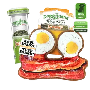 Tuffer Chewer Doggi Duo Bundle - Eggs and Bacon & Juananip