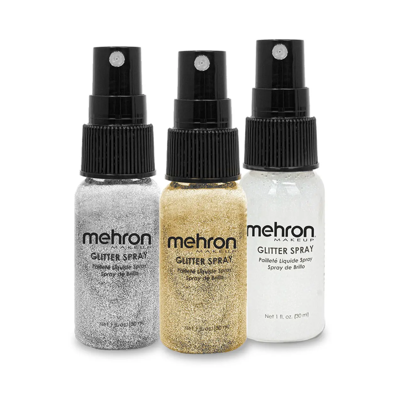 Mehron GlitterSpray Face and Body Glitter