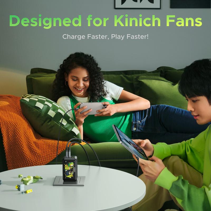 Genshin Impact X UGREEN Limited 4-Piece Genshin Impact Bundle with 20000mAh Power bank,65W 3-Ports Charger,PD100W Cable,2in1 MagFlow Wirless Charger, for iPhone 17 Series,September Restock，TikTokShopBlackFriday ,TikTokShopHolidayHaul