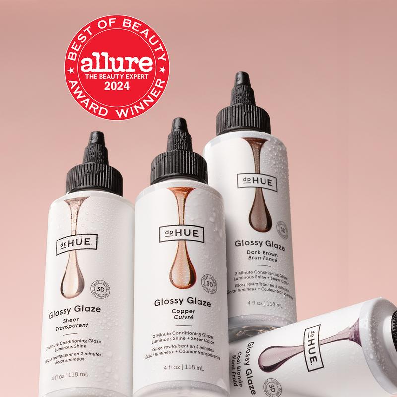 dpHUE Glossy Glaze - In-Shower Conditioning Glaze for Luminous Shine & Sheer Color - Paraben, SLS & SLES Sulfate Free - Leaping Bunny Certified