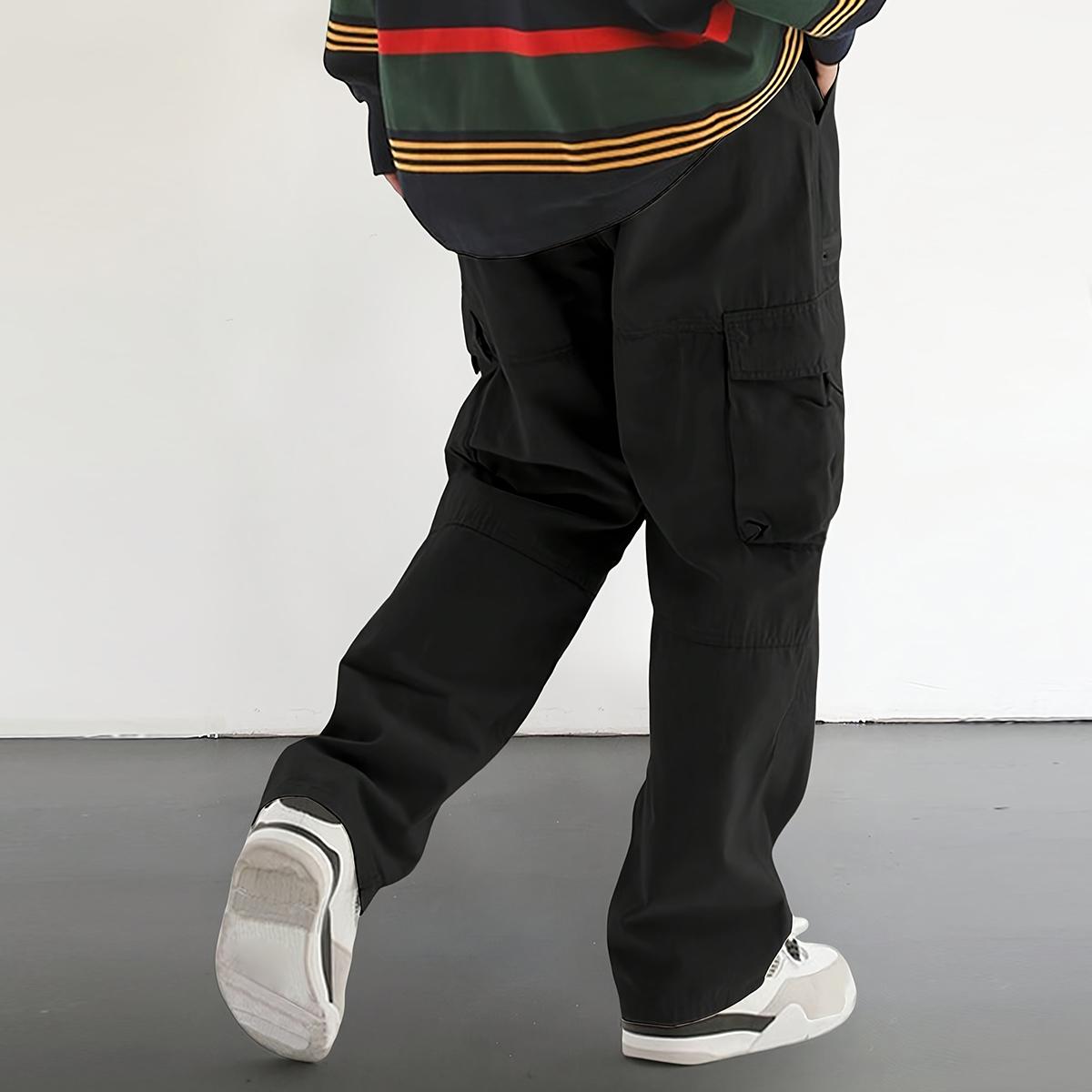 Men's work pants outdoor hiking multi-pocket practical trousers, casual style, suitable for all seasons