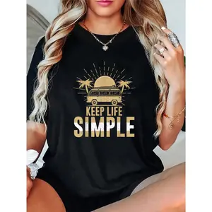 100% Cotton Unisex Cool Simple Life Vans Vacation Van Living Enthusiasts T-Shirt – Be Yourself Tee – Short Sleeve, Casual Top 39
