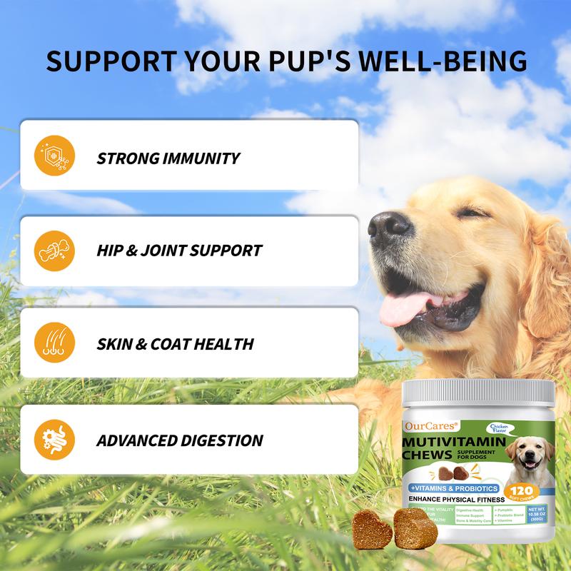 Pet Dog Vitamin Chewable Tablets