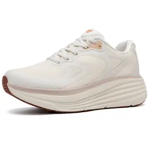ALEADER Women's New Platform Height-Increasing Sneakers, Breathable and Comfortable Walking Shoes, Shock-Absorbing and Non-Slip Running Shoes