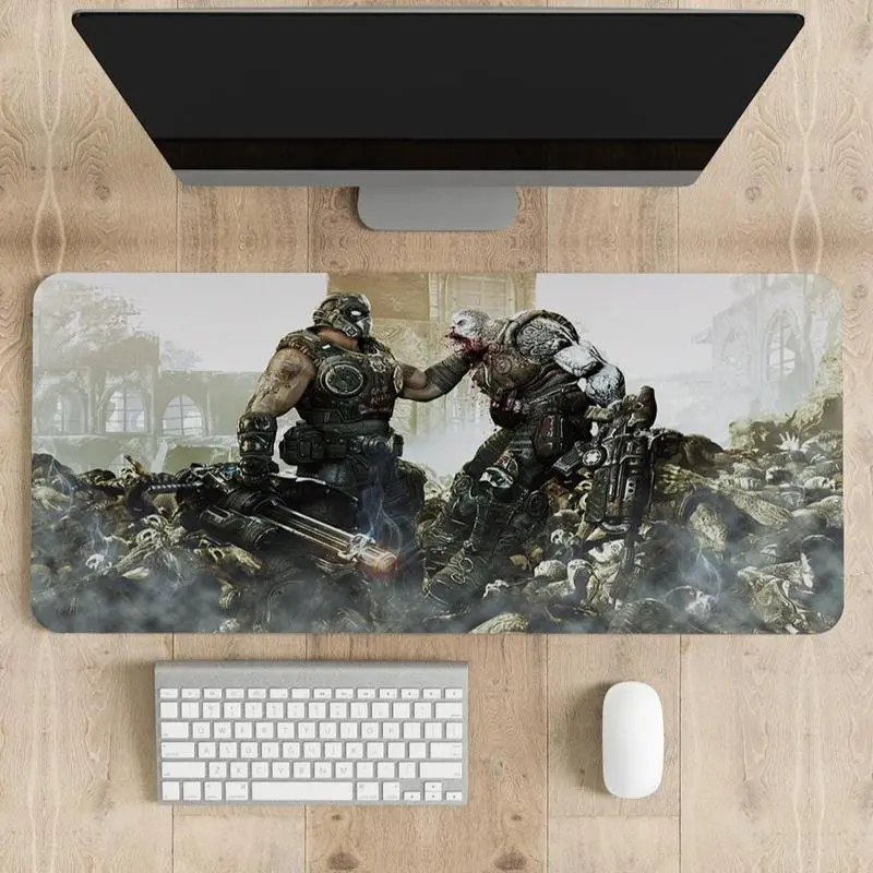 Gears of War Multiples of 5 Designs Desk Mat, Gears of War Extra Large Gaming MousePad XXL, Office Accessories, Gaming Room Essential, Desk Decorations, Work Supllies, Gamer Gift