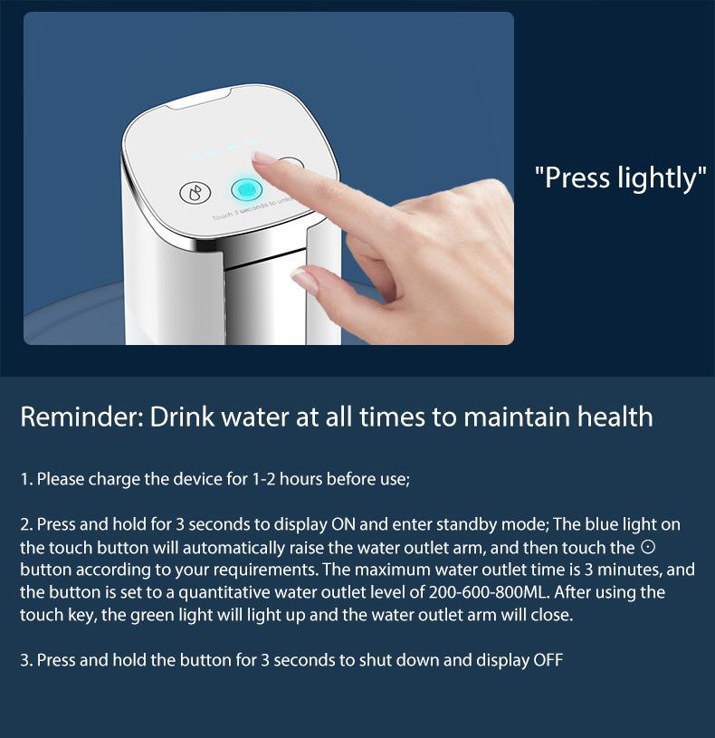 Water Dispenser Pump, Portable Smart Water Bottle Dispenser Pump, Rechargeable Electric Water Dispenser Pump, Drinking Utensils for Home, Office, Kitchen, Outdoor Drinkware Water Dispenser Pump, Portable Smart Water Bottle Dispenser Pump, Rechargeable Electric Water Dispenser Pump, Drinking Utensils for Home, Office, Kitchen, Outdoor Drinkware