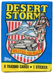 1991 Topps Desert Storm Series 1-Factory Sealed Wax Pack