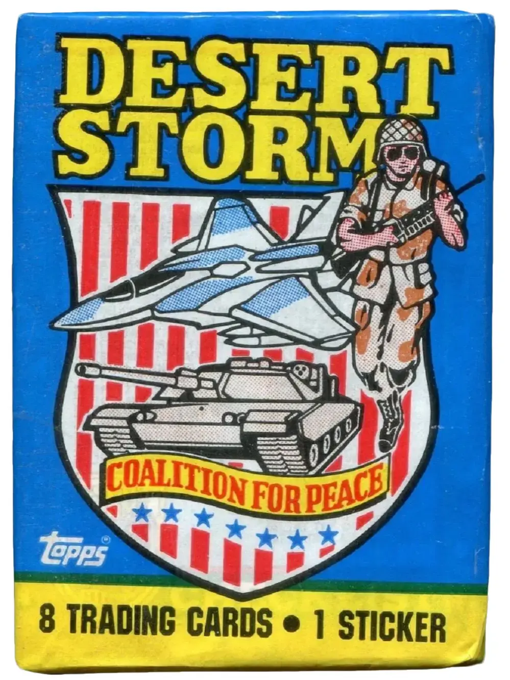 1991 Topps Desert Storm Series 1-Factory Sealed Wax Pack