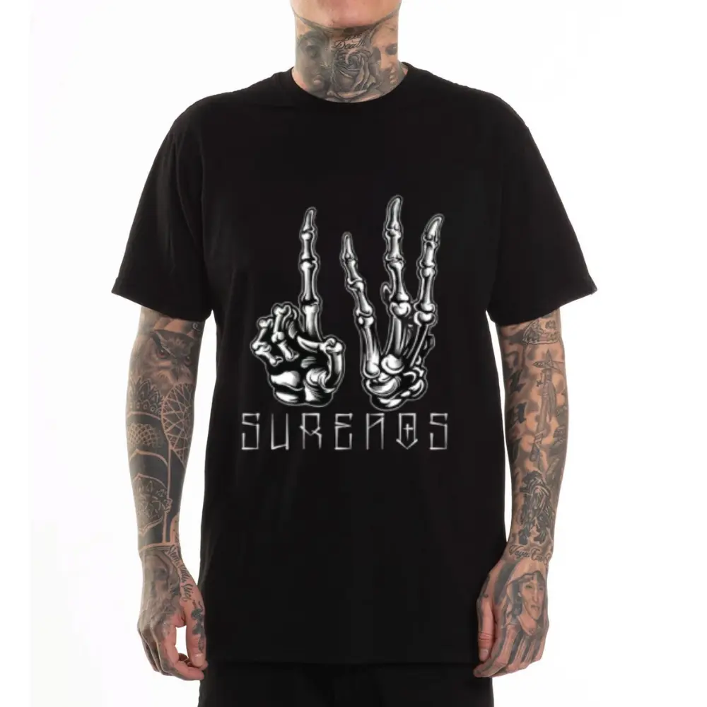 💀 🖤 [100% Cotton]13 Sureno  Casual Cotton Loose Unisex Graphic t shirt -  Soft Outdoor  Chicano Barrio Clothing for Men's Tops
