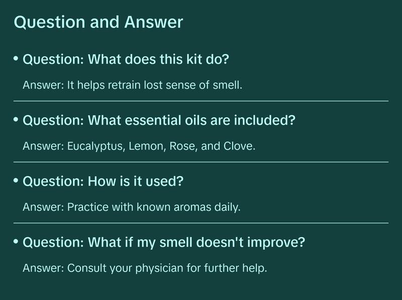 NeilMed Smell Restore - All Natural Smell Training Kit