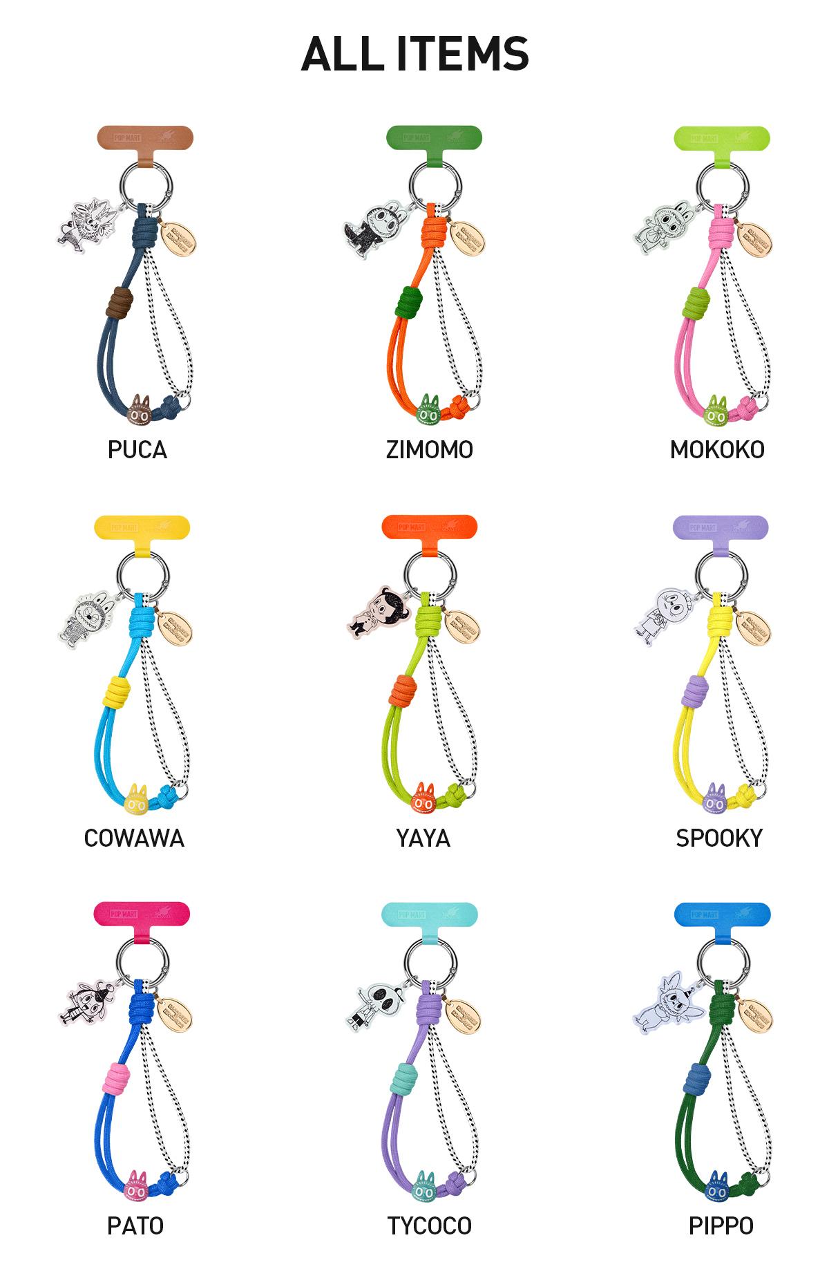 POP MART THE MONSTERS 10th Anniversary Series Phone Charm Blind Box