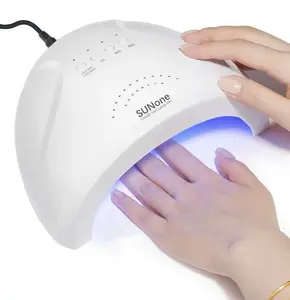 UV LED Nail Lamp, Nail Dryer for Gel Polish with Powerful 24 LED Beads and Automatic Infrared Sensor, Professional Nail Dryer with 3 Timers (5/30/60S), Home Manicure Making Tools, Ideal for Salons and Cutics