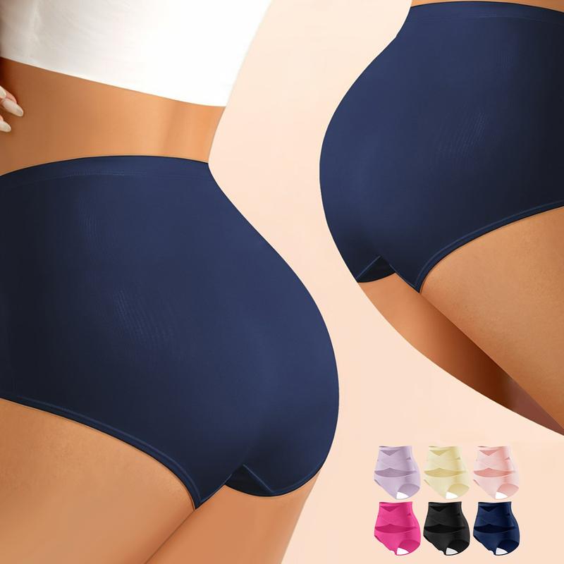 Multiple Pack Women's Shapewear Panties Seamless Silky Mesh Fabric Tummy Control Waist Cincher Butt Lifter Breathable Daily Basic Underwear Comfortable Skin Friendly A Must Have Foundation Piece For Autumn And Winter Women's Christmas Clothing lenceria