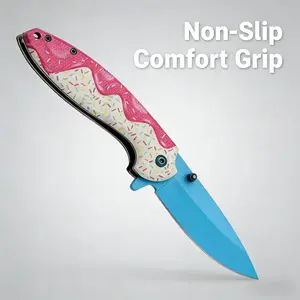 Colorful Aluminum Alloy Folding Knife, Stylish Everyday Carry (EDC) Pocket Knife