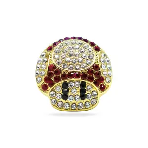 Toadstool Mushroom 3D Lapel Pin