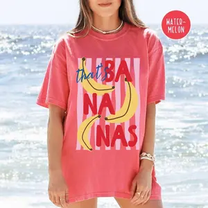 That’s Bananas Shirt, Summer Fruit Tshirt, Food Pun Shirt, Retro Graphic Tee, Banana Graphic Tee, Trendy Summer Shirt, Comfort Colors