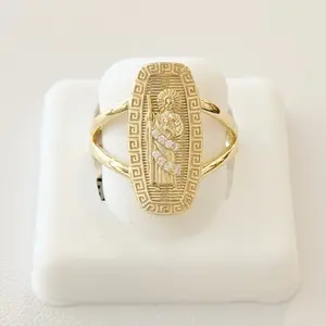 Silver 925 Ring -  Gold Layover Silver San Judas Ring