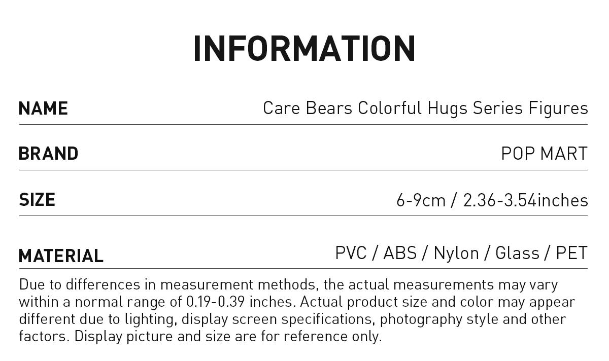 [Spanish]-Care Bears Hug Series – Figuras