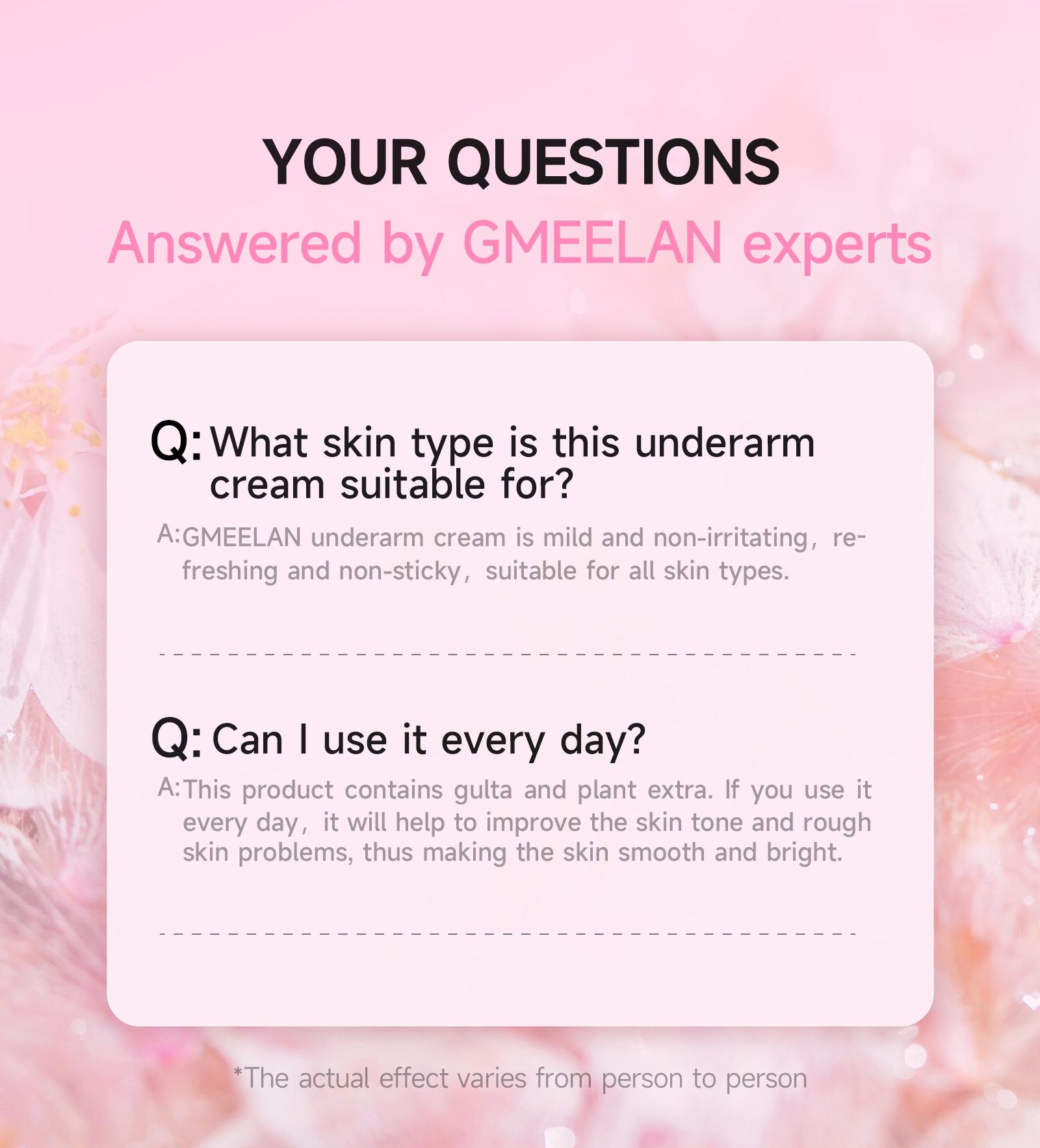 【SALE】GMEELAN 2pcs Skincare Set With Orange Enzymes Exfoliating Gel 50G Sakura Gluta Underarm Cream 30G