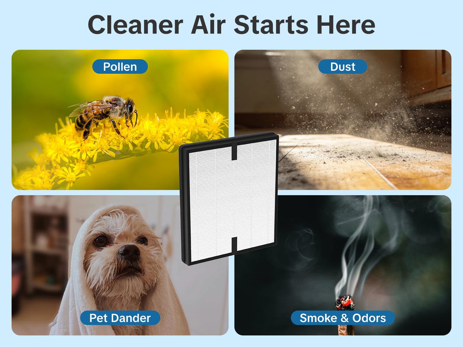 Cobectal 8000A Air Purifier Replacement Filter - 3-Stage H14 True HEPA with Activated Carbon, Highly Efficient Filtration, Compatible with Cobectal ZQA 8000A Cobectal 8000A Air Purifier Replacement Filter - 3-Stage H14 True HEPA with Activated Carbon, Highly Efficient Filtration, Compatible with Cobectal ZQA 8000A