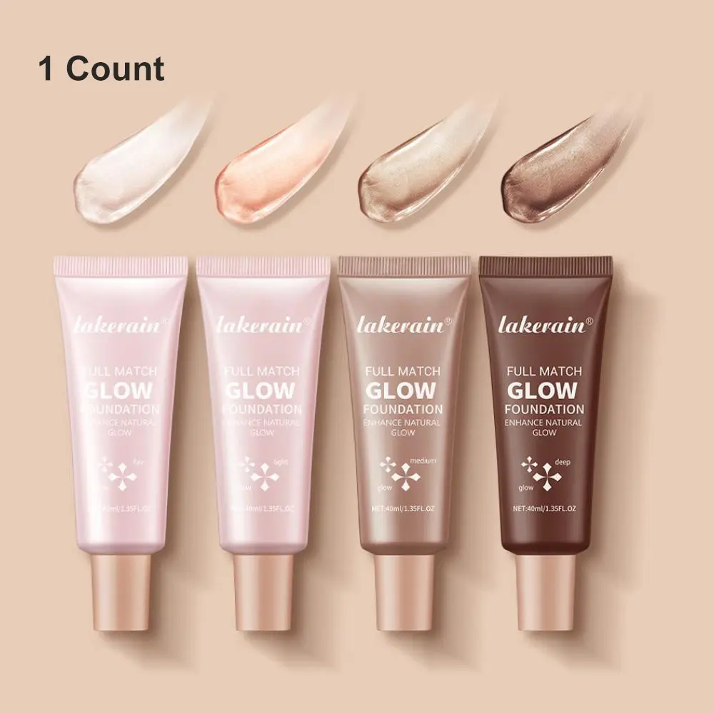 Long-Lasting Glow Foundation, Natural Glow Enhancer, Illuminating Foundation, Moisturizing, Hydrating & Brightening Luminous Foundation for All-Day Radiant Glow Coverage, Radiance, Skin Foundation, Cosmetic Foundation
