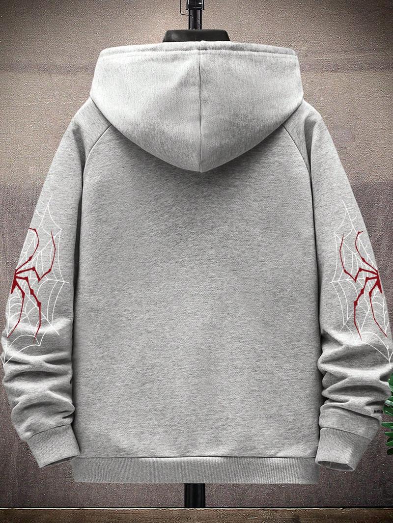 Boys' Hoodie Winter Fleece Printed Casual Outdoor Pocket Sports Pants for Kids Ages 8-16 Years Old