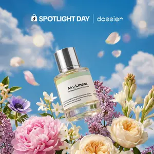 Airy Linens, Dossier, Unisex Perfume, Eau de parfum, Aldehydes, Bergamot, Jasmine, Lavender, Rose, Musk, Cashmeran, Oakmoss