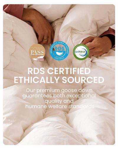 APSMILE Pure Cotton Feather Down Duvet Comforter Nature Duvet Insert All Season 100% Organic Cotton for Sweet Sleep