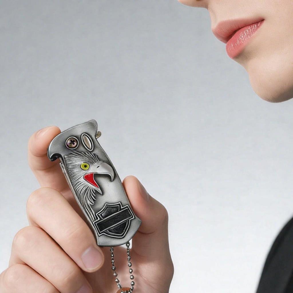 Permanent Match Infinity Lighter, Reusable Waterproof Flint Fire Starter with Keychain and Bottle Opener