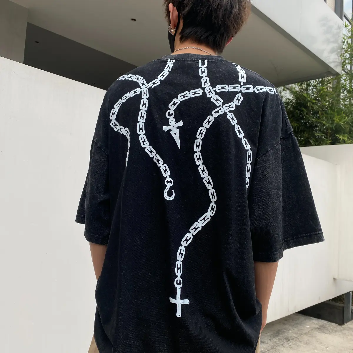 Kurapika Judgement Chain T-shirt Kurapika Vintage Washed Tee Anime Shirt, Manga Tee, harajuku clothing, Anime Lover Gift-Hunter X Hunter Shirt Menswear Top