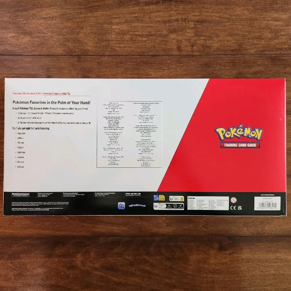 Pokemon Costco Prismatic Evolutions 8-Pack Mini Tins - Miscellaneous Cards & Products (MCAP) - TikTok Shop Pokemon Costco Prismatic Evolutions 8-Pack Mini Tins - Miscellaneous Cards & Products (MCAP) - TikTok Shop