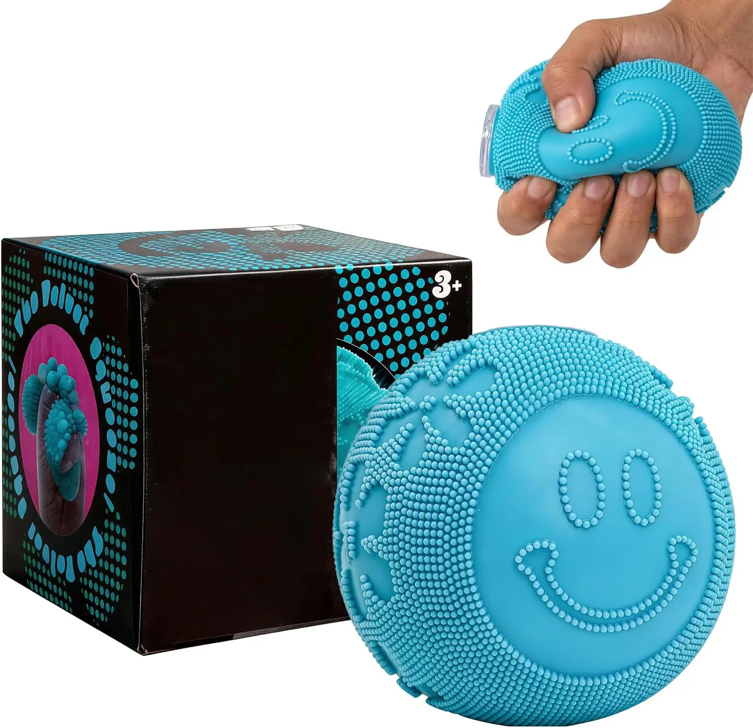 Fuzz Ball Squishy Stress Ball Toy Slow Rising Memory Foam Fidget Squishy Fuzz Balls Anxiety Stress Relief Toys,Party Favors Gift for Kid&Adults