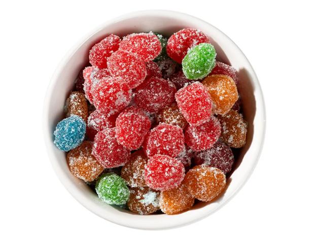 Mama V’s Extreme Sour Blue Raspberry Blasts Gushers – TikTok’s #1 Viral Extreme Sour Candy Fruit Flavored Juicy Candy