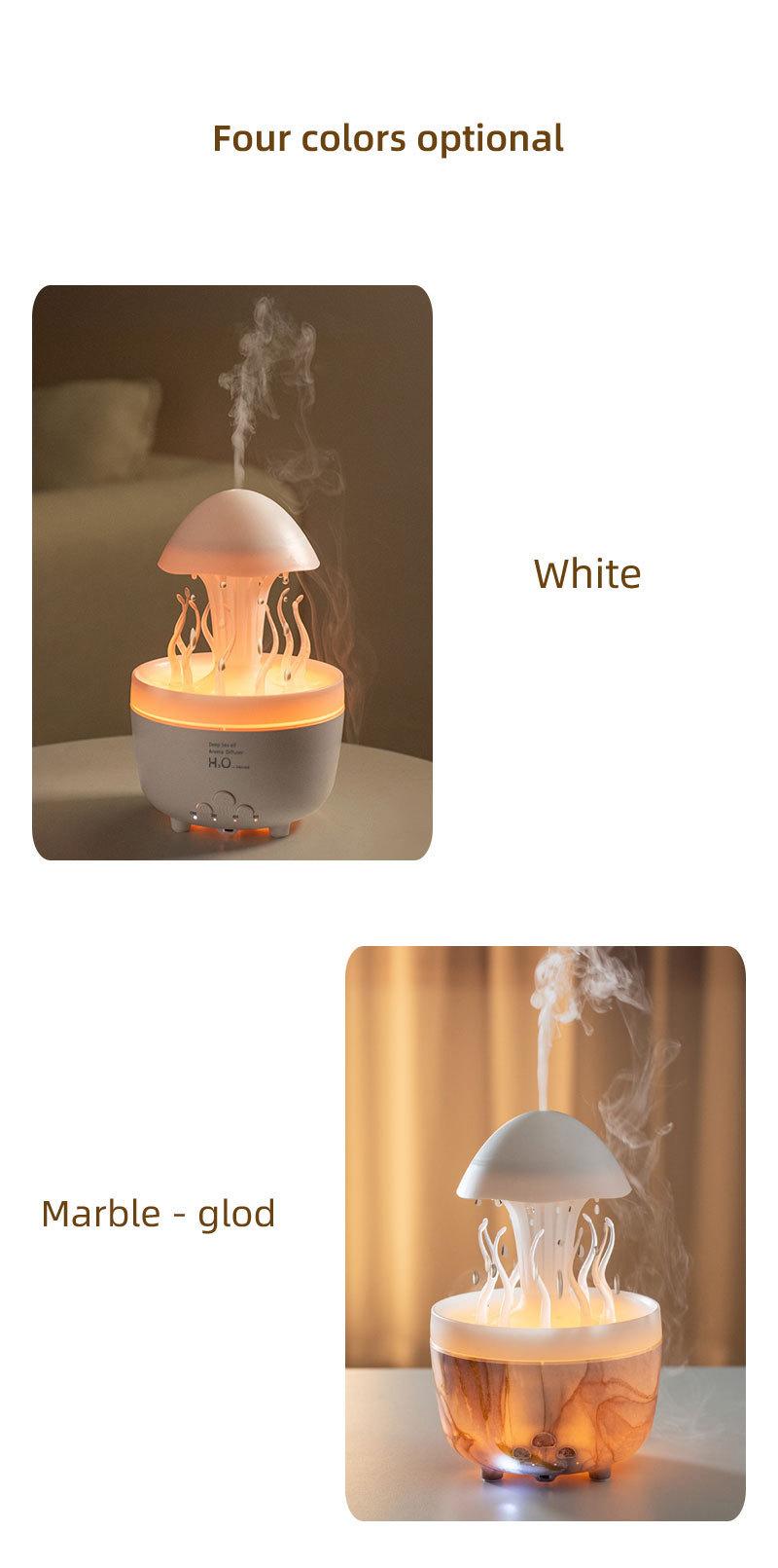 Jellyfish Raindrop Aroma Diffuser Humidifier, 3-in-1 Cool Mist Humidifier with LED Mood Light, Ultra Quiet Essential Oil Diffuser for Bedroom, Home, Office, Desk Decor Jellyfish Raindrop Aroma Diffuser Humidifier, 3-in-1 Cool Mist Humidifier with LED Mood Light, Ultra Quiet Essential Oil Diffuser for Bedroom, Home, Office, Desk Decor