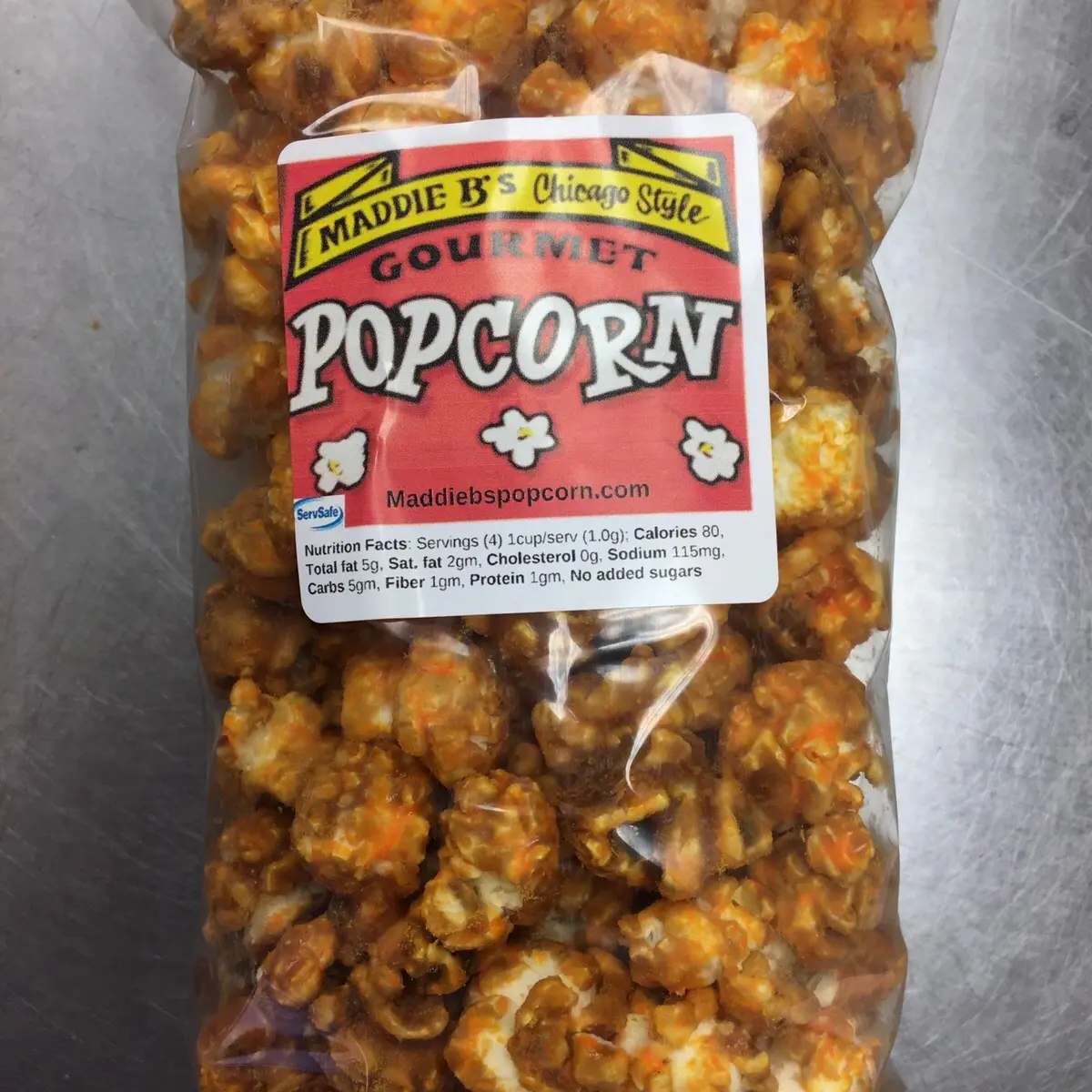 Cheesy Caramel Popcorn gourmet Cheddar