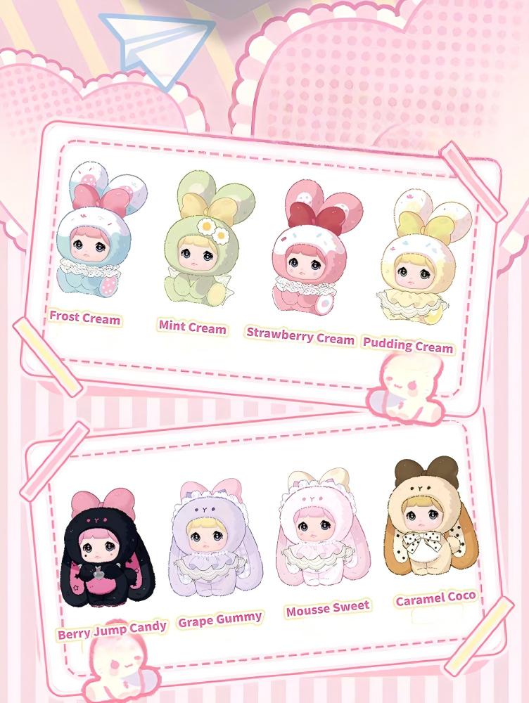 Noomi Baby Sweetheart Bunny Plush Blind Box Trendy Play Clothing Bag Pendant Girl Birthday Gift