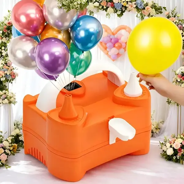Portable Dual-Nozzle 100V 600W Electric Air Inflator - Balloon Pump for Birthday Decorations, Balloon Arch Setups & Festive Event Gifting, Balloon Arch Balloons