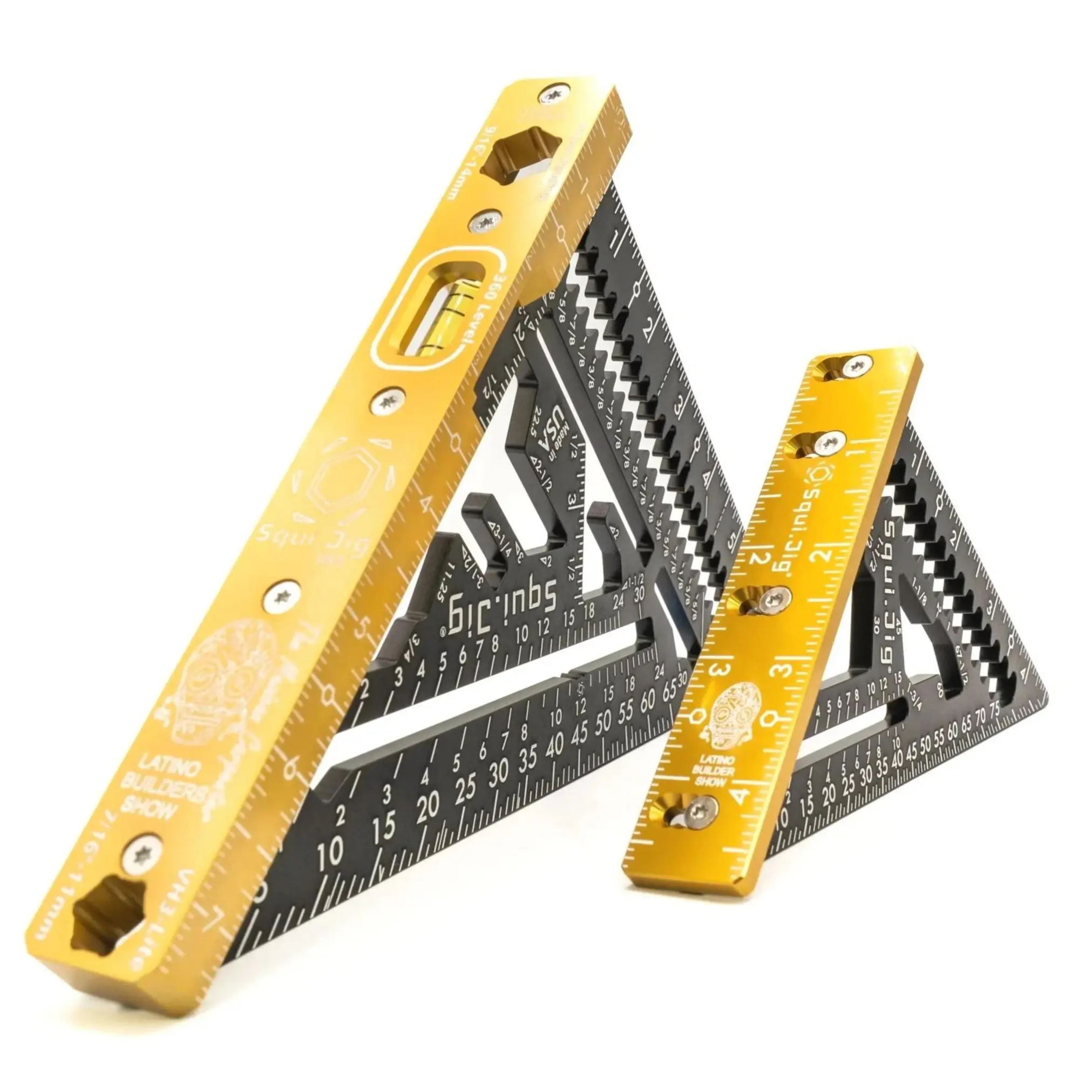 7.5" Pro Square + 4.5" Mini Pro (3/16" Heel) - Latino Builders Show Edición Pro Set