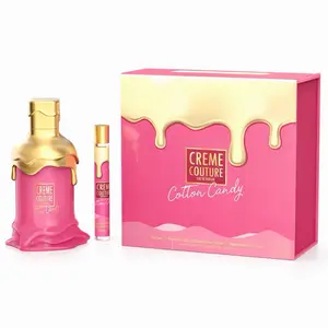 Creme Couture Cotton Candy + 0.33 oz Roll On- Women - 3.4oz Edp by Emper