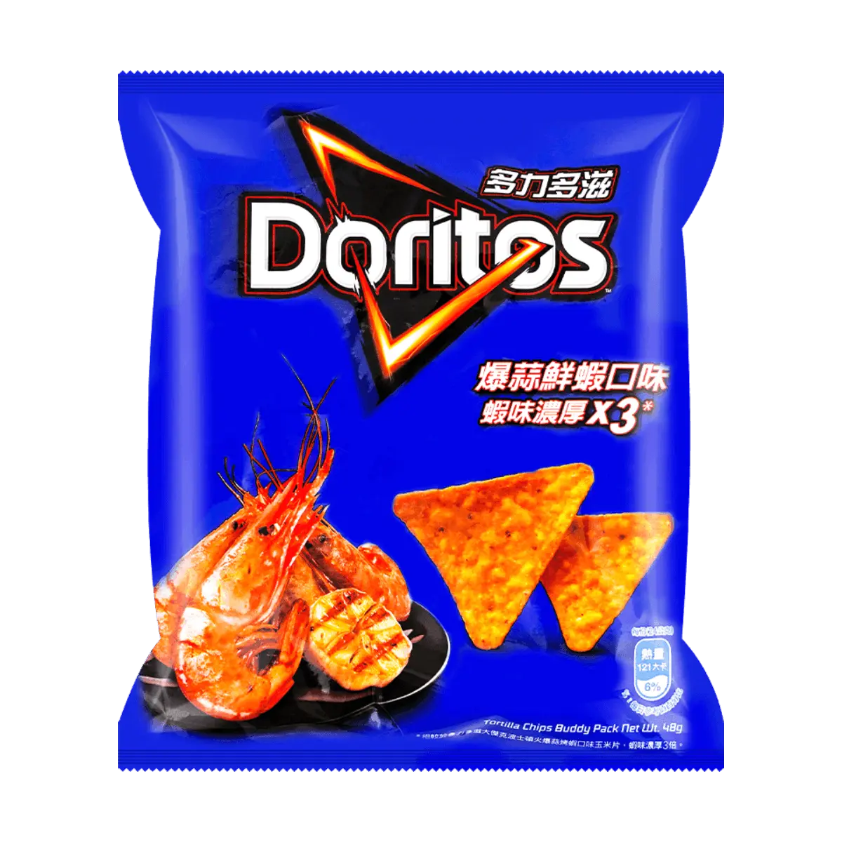 Doritos Taiwan DORITOS Garlic Shrimp Flavor Corn Chips 48g