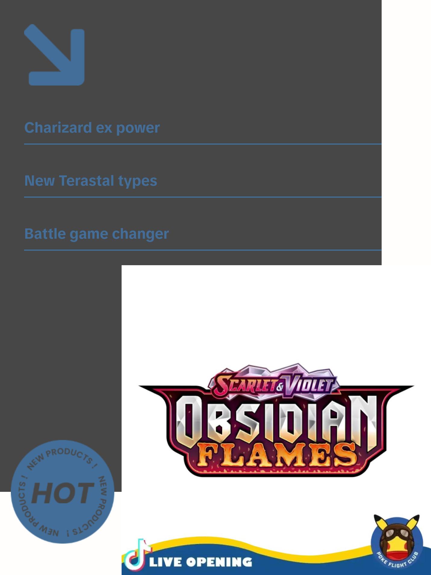 Pokemon English SV03 Obsidian Flames CARDS LIVE OPENING @PokeFlightClub