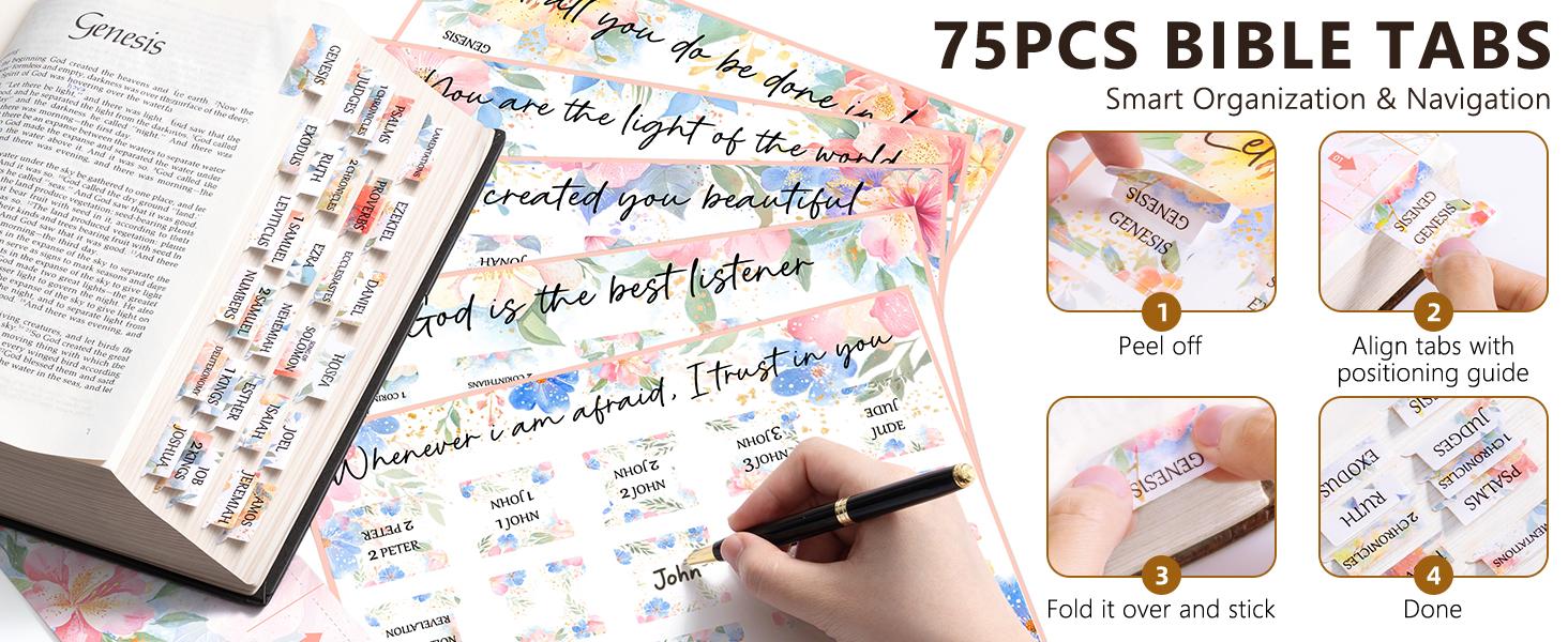 Bible Cover Case for Women, Large Bible Bag Bible Study Supplies Accessories Journaling Kit with Highlighters Tabs, Quilted Book Carrying Cases with Shoulder Strap, Easter Easter Christian Gifts for Women