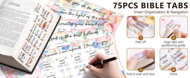 Bible Cover Case for Women, Large Bible Bag Bible Study Supplies Accessories Journaling Kit with Highlighters Tabs, Quilted Book Carrying Cases with Shoulder Strap, Christmas Christian Gifts for Women