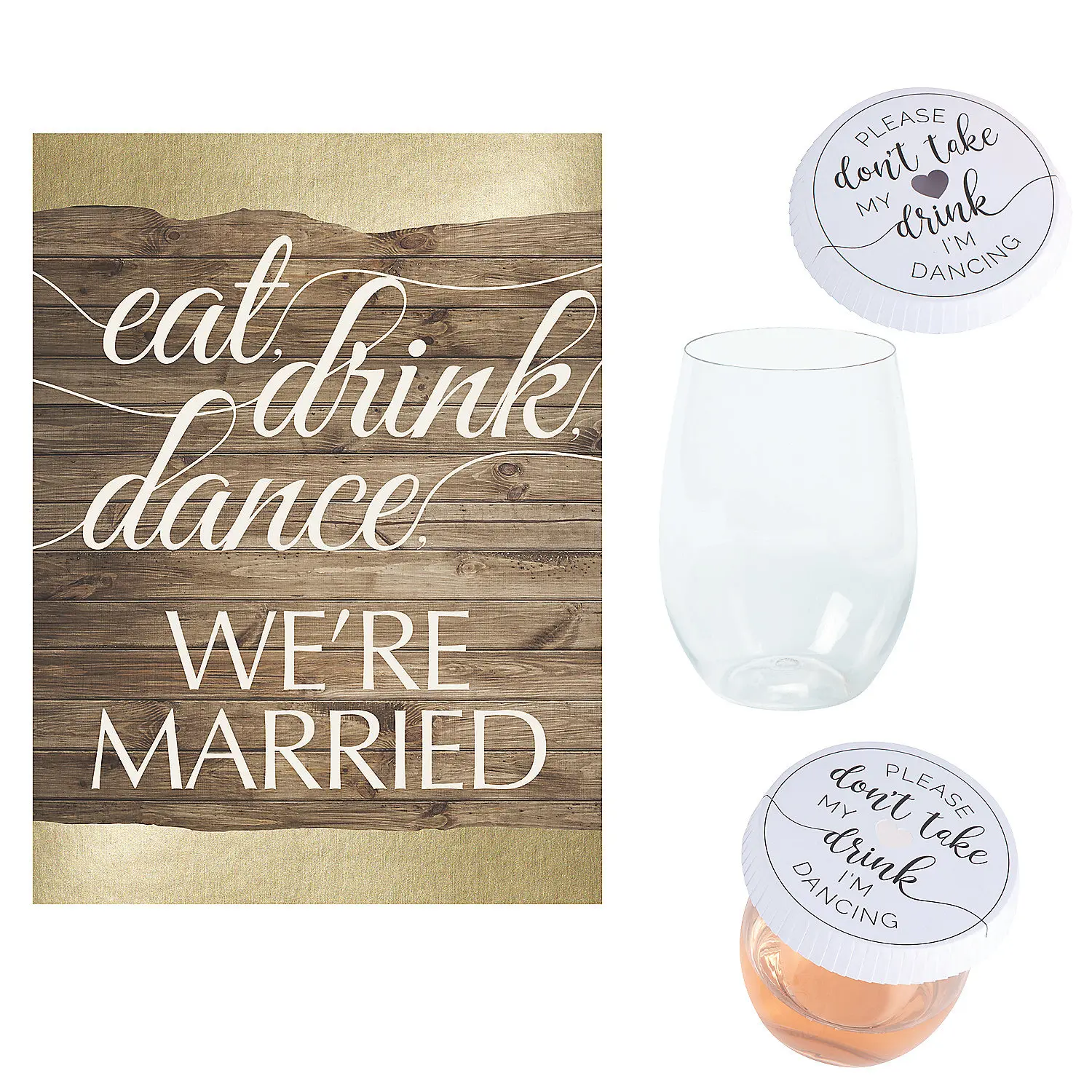 97 Pc. Wedding Drink & Dance Kit for 48 Guests